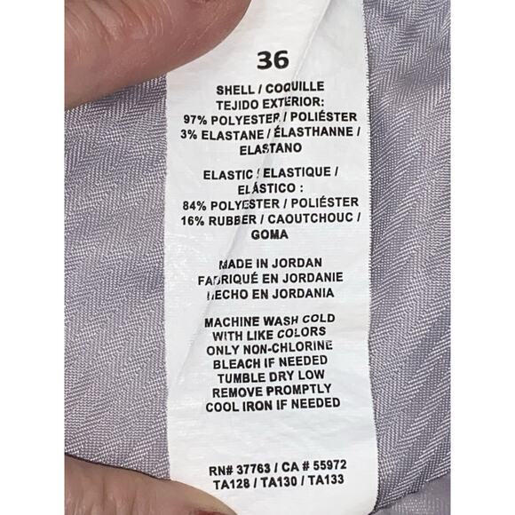 NEW Jack Nicklaus Men's Classic Gray Plaid Flat Front Golf Shorts size 36 - Picture 3 of 4